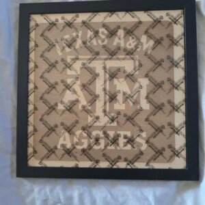 Texas A&M Aggies – 16×16 Laser Engraved Wall Art