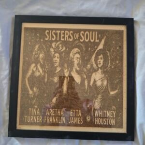 🎤 Sisters of Soul – 12x12 Laser Engraved Music Legends Tribute