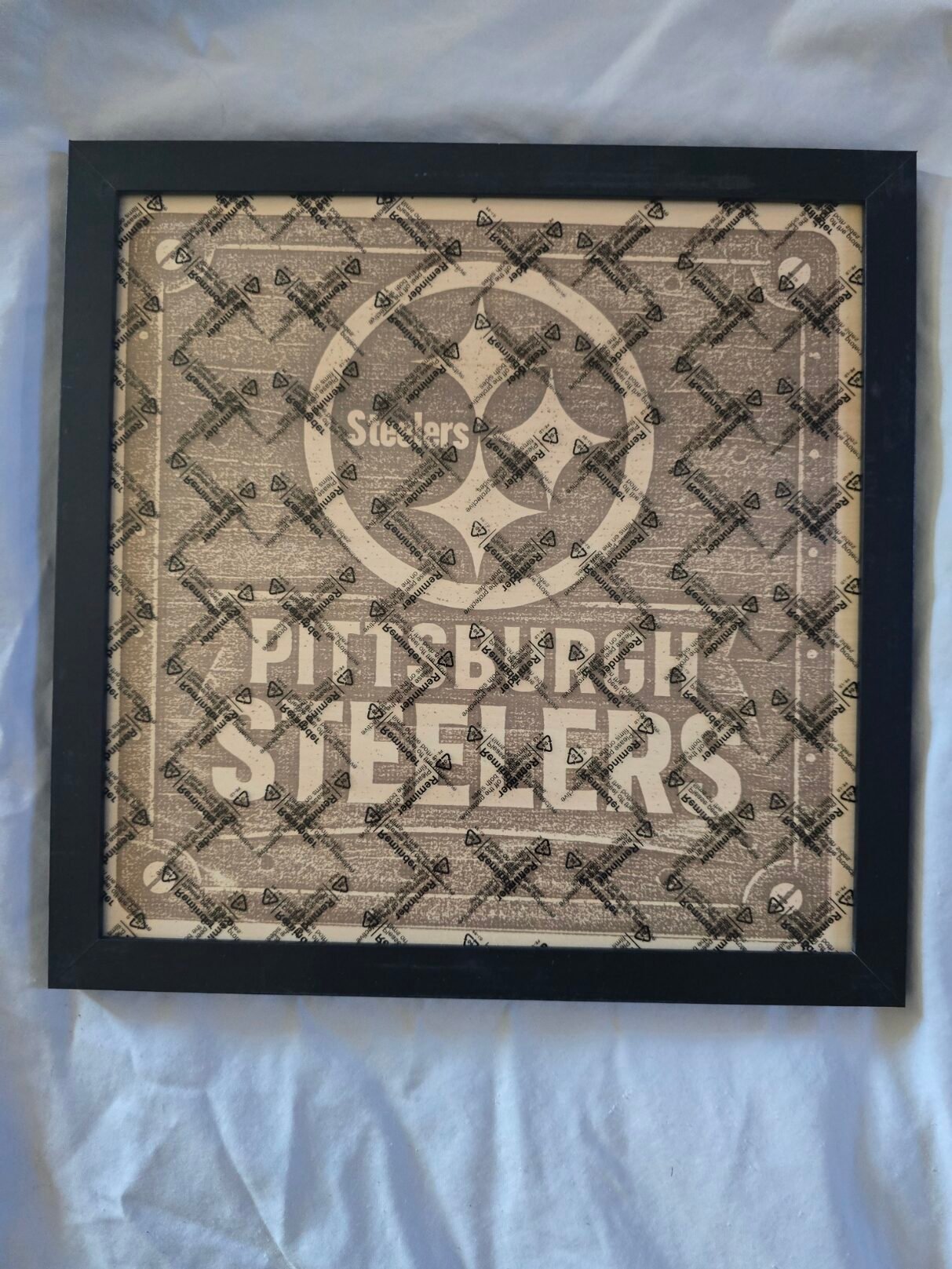 🏈 Steelers Nation – 12x12 Laser Engraved Wall Art