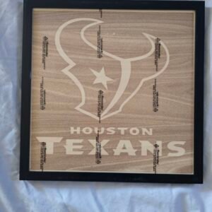 Houston pride, laser-cut bold — stand tall with the Houston Texans 🤘🔥